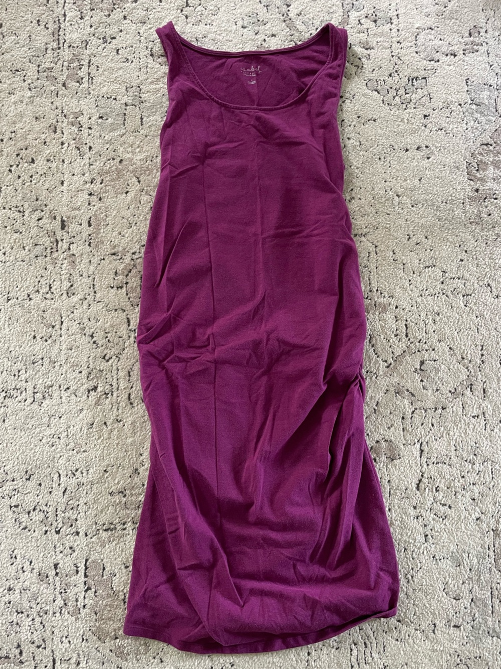 Isabel Maternity Midi Body Con Sleeveless Dress - Size L